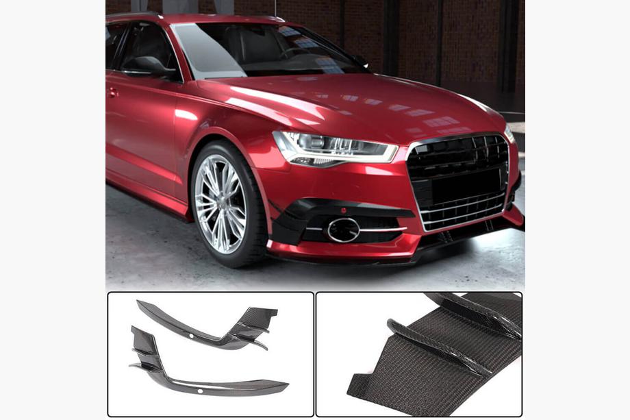 Audi A6 C7 2011–2017 Kolfiber dimljuslister (för S-Line 2014-2018) Image