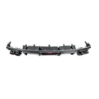 Bakre stötfångardiffusor i kolfiber (för S-Line 2014-2018) Audi A6 C7 2011–2017 foto 4