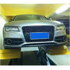 Audi A7 2010–2018 Frontläpp spoiler till främre stötfångaren Lip V1 (för S-Line, 2010-2014, kolfiber) foto 2