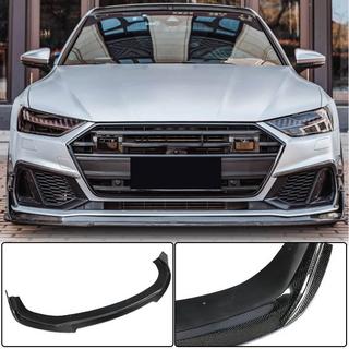 Frontläpp till främre stötfångare Lip (för S-Line 2018-2022, kolfiber) foto 1