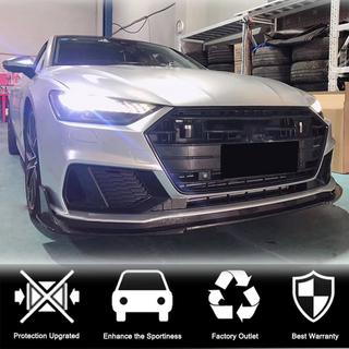 Frontläpp till främre stötfångare Lip (för S-Line 2018-2022, kolfiber) foto 2