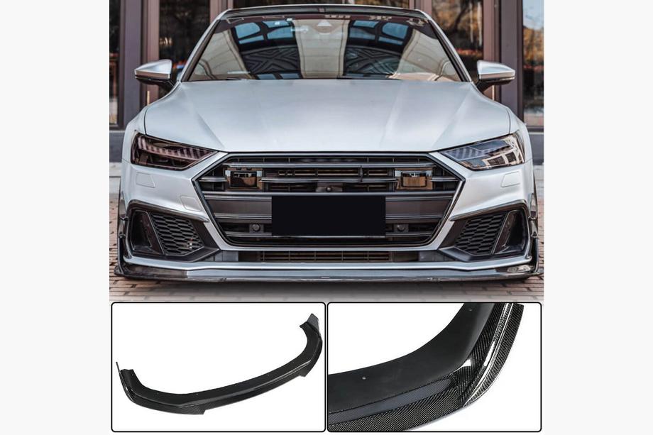 Audi A7 2018– Frontläpp till främre stötfångare (för S-Line 2018-2022, ABS) Image