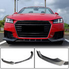 Audi TT 2014–2023 Frontläpp till stötfångare Lip V2 (för Base, 2014-2019, Carbon) foto 1
