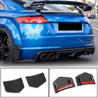 Audi TT 2014–2023 Flap-tillägg till bakre stötfångare (för S-line/TTS/TTRS, 2014-2019, Kolfiber) foto 1