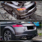 Audi TT 2014–2023 Flap-tillägg till bakre stötfångare (för S-line/TTS/TTRS, 2014-2019, Kolfiber) foto 5