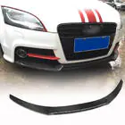 Audi TT 2006–2014 Frontläpp till främre stötfångare Lip V2 (kolfiber) foto 1