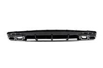 Mercedes S-class C217 Coupé 2014–2020 Bakre diffuser med avgastips Silver (2018-2020) foto 3