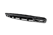 Mercedes S-class C217 Coupé 2014–2020 Bakre diffuser med avgastips Silver (2018-2020) foto 2
