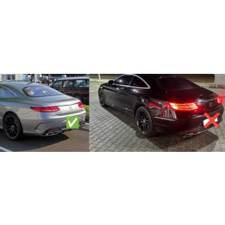 Bakre diffuser med avgastips Silver (2018-2020) foto 4