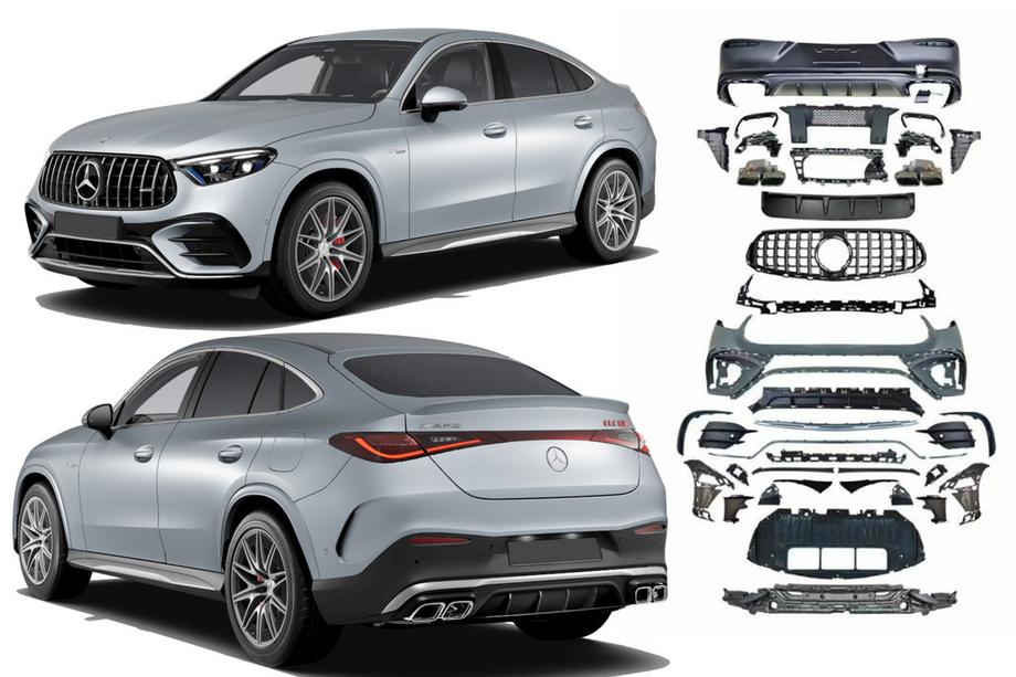 Mercedes GLC Coupé C254 2022– AMG GLC63 bodykit (för AMG-Line) Image