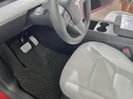 Tesla Model Y 2020– EVA-golvmattor för kupén (2020-2024, Svart) foto 1