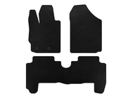 Toyota Yaris 2006–2011 EVA-bilmattor (HB, 5-dörrars, svarta) foto 1