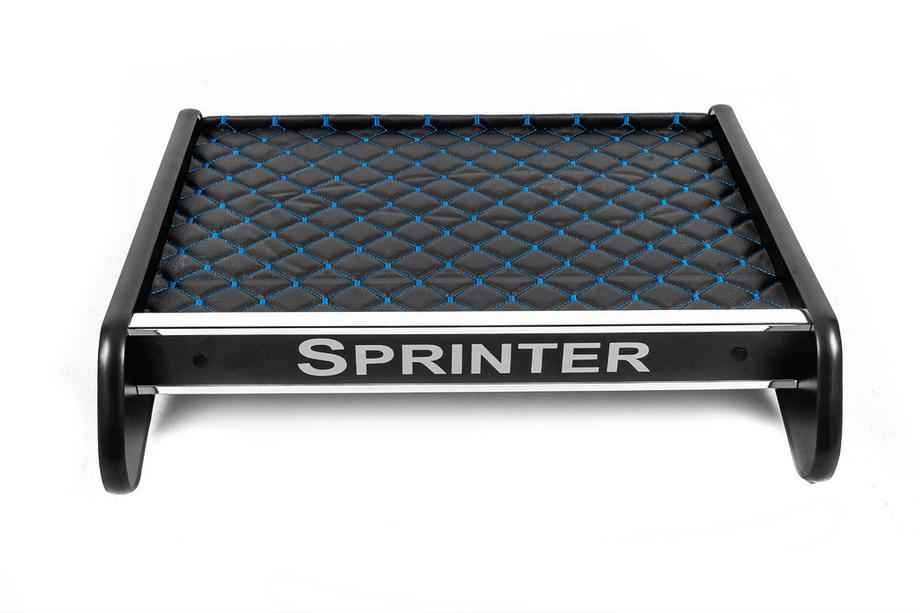 Mercedes Sprinter W907/W910 2018– Instrumentbrädshylla (svart med blå söm) Image