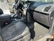 Toyota Land Cruiser Prado 150 2009–2023 Premium textilmattor (svarta) 7-sits, 2009-2013 foto 2