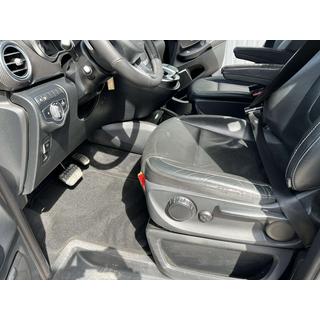 Premium textilmattor till V-class, ExtraLong, 2 sidomattor (Endast avhämtning, komplett kupé, svart) foto 1