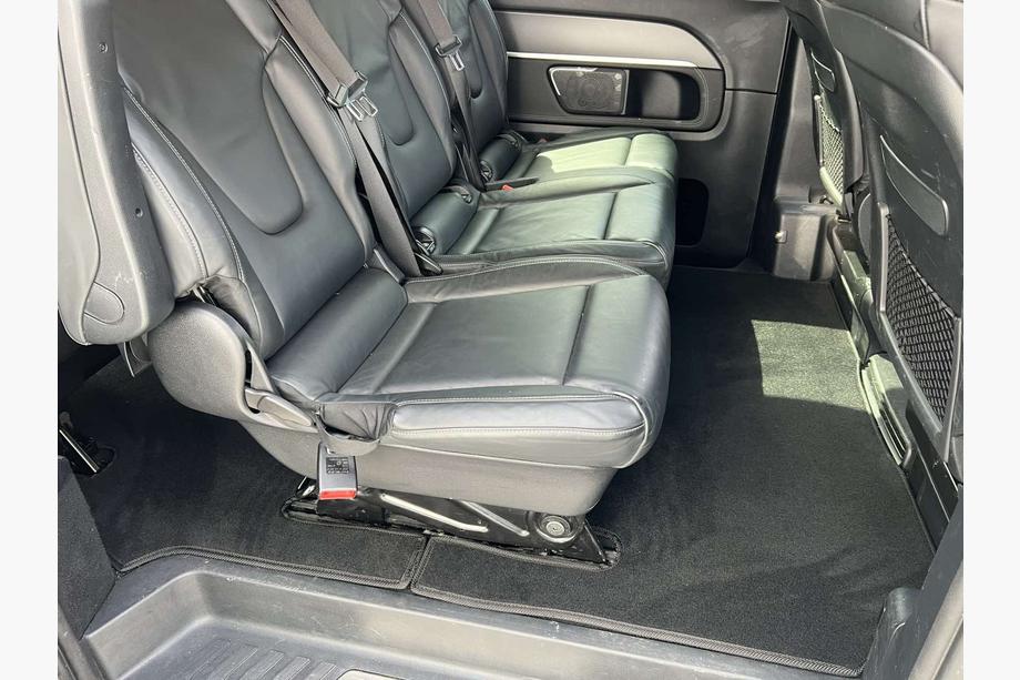 Mercedes Vito/V-klass W447 2014– Premium textilmattor till V-class, ExtraLong, 2 sidomattor (Endast avhämtning, komplett kupé, svart) Foto 2