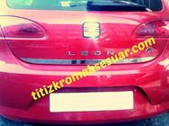 Seat Leon 2005–2012 Kantlist för bagagelucka (rostfritt stål) foto 2