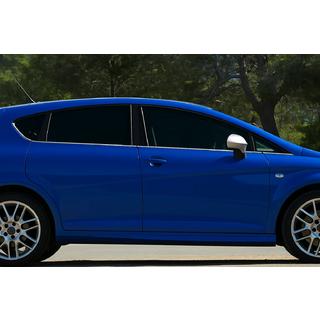 Yttre kromlister runt rutorna OmsaLine (8 st, rostfritt) Seat Leon 2005–2012