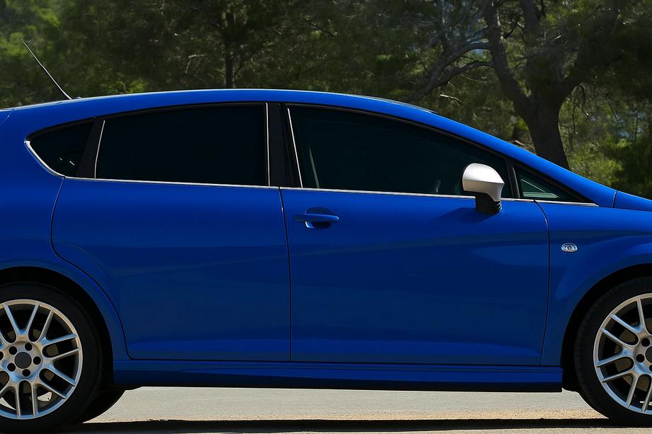 Seat Leon 2005–2012 Yttre kromlister runt rutorna OmsaLine (8 st, rostfritt) Image
