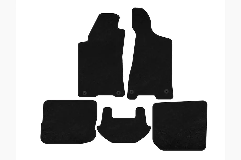 Audi 80/90 1987–1996 Textilmattor Premium (1991-1996, Sedan, Svart) Image