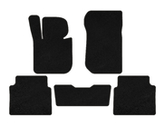 BMW 3-serien E36 1990–2000 Premium textilmattor (Svart) foto 2