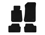 BMW 1-serie E81/E82/E87/E88 2004–2011 Premium textilmattor (Svart) foto 1