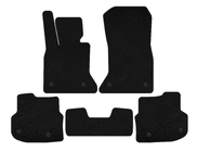 BMW 5-serien F10/F11 2010–2016 Premium textilmattor (2010-2013, Svart) foto 1