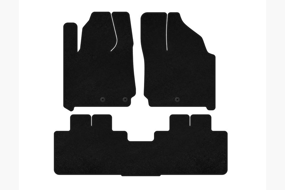 Cadillac SRX 2010–2016 Premium textilmattor (Svart) Image