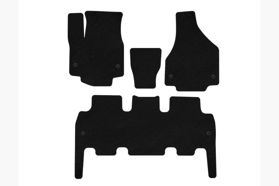 Chrysler Pacifica 2016– Premium textilmattor (Svart) Image