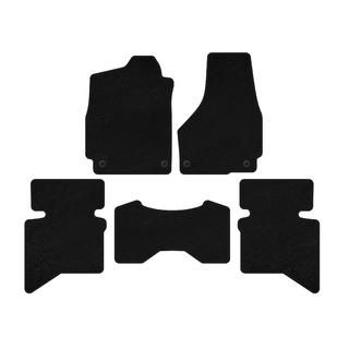 Textilmattor Premium (2009+, 5-sits/Fyrsits kupé, Svart) Dodge RAM (DS/DJ/D2) 2009–2024 foto 1
