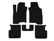 Fiat Panda 2011–2023 Premium textilmattor (Svart) foto 1