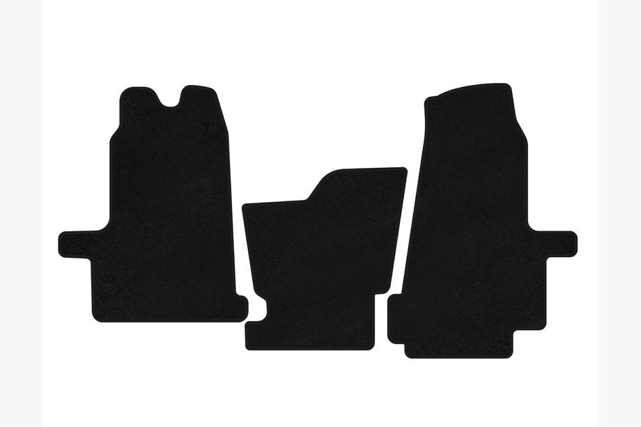 Ford Transit 2000–2014 Premium textilmattor (2000-2006, automatlåda, Svart) Image