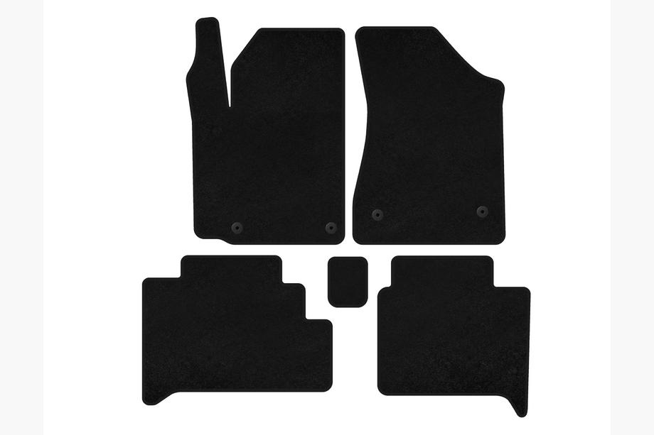 Geely GC-5 2010–2015 Premium textilmattor (HB, Svart) Image
