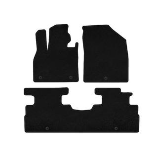 Premium textilmattor (2 rader, 7-sits, svart) foto 2
