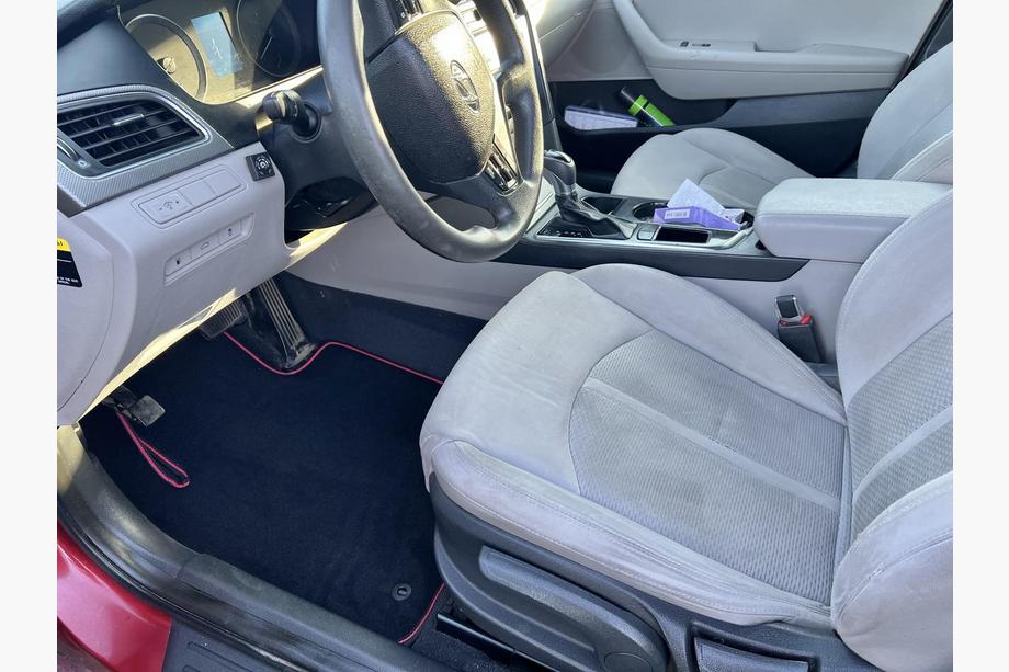 Hyundai Sonata LF 2014–2019 Premium textilmattor (Svart) Image