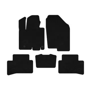 Premium textilmattor (Svart)