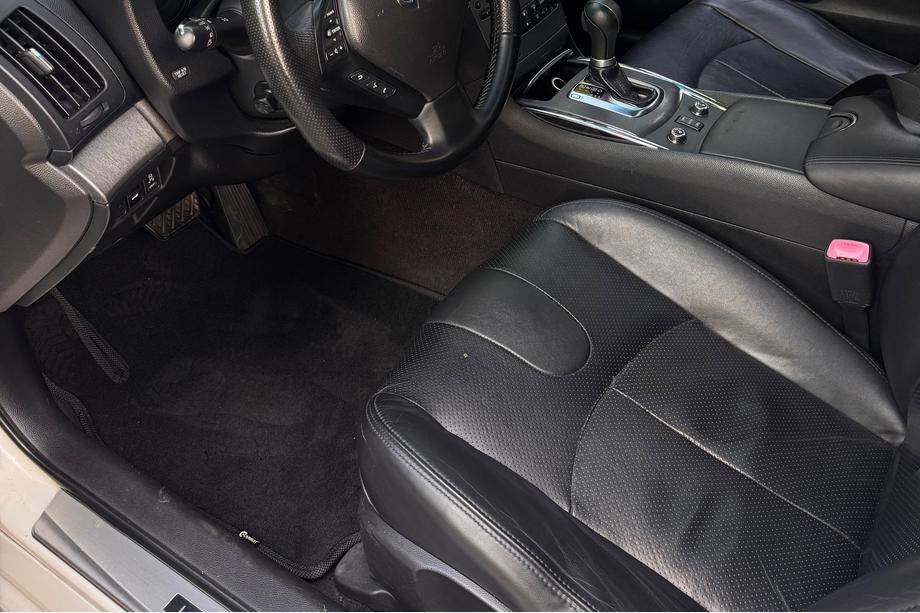 Infiniti G25/G35/37 (V36/CV36) 2006–2015 Premium textilmattor (G37 X, SD, Svart) Image