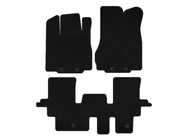 Infiniti QX60 2016–2021 Premium textilmattor (2 rader, svart) foto 1