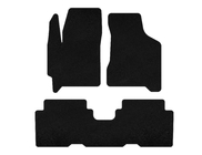 Kia Carens 1999–2012 Premium textilmattor (Svart) foto 1