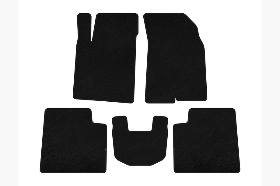 Kia Opirus 2003–2010 Premium textilmattor (svarta) Image