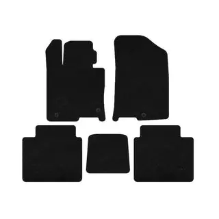Premium textilmattor (svarta) foto 2