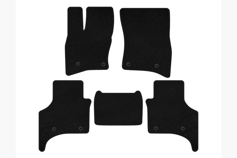 Land Rover Defender 2019– Premium textilmattor (5-dörrars, svarta) Image