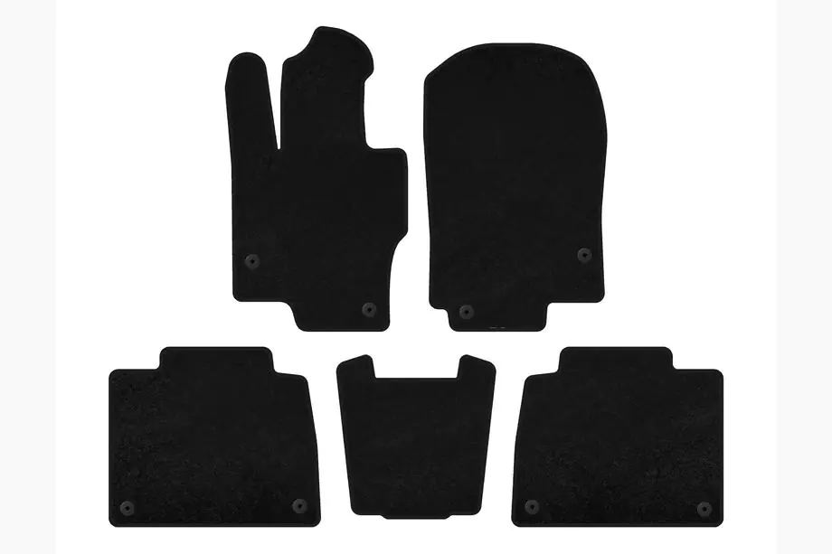 Mercedes GLE W167 2018– Premium textilmattor (Svart) Image