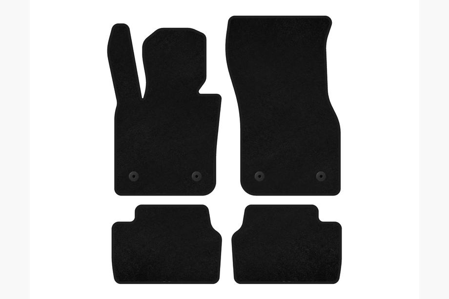Mini Cooper F55/56/57 2014–2023 Premium textilmattor (för F55, 5-dörrars, svarta) Image