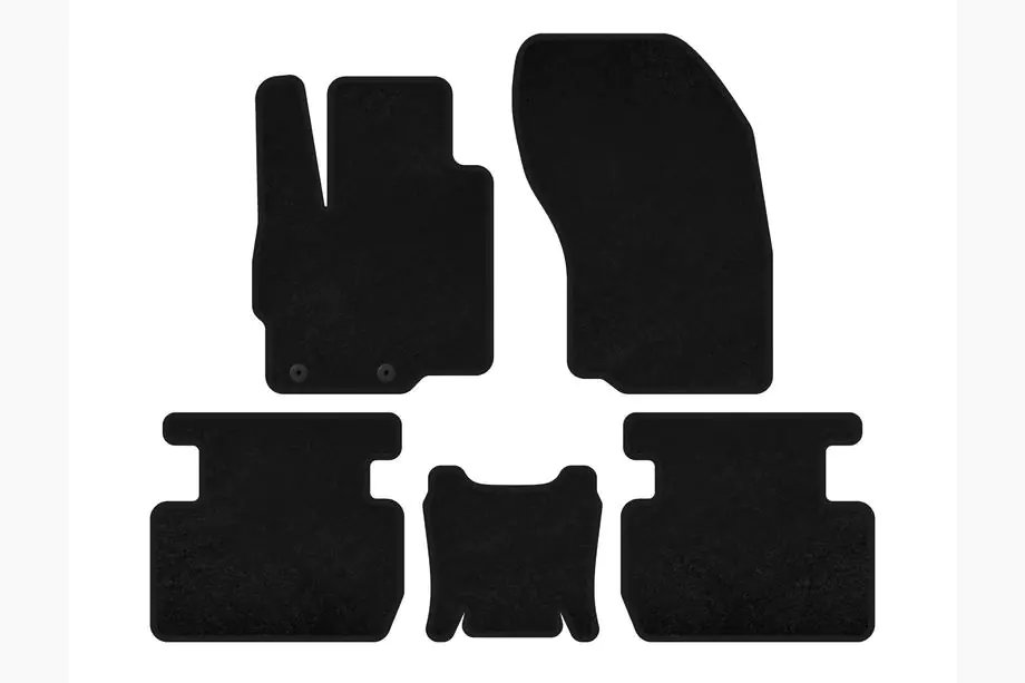 Mitsubishi Outlander 2021– Premium textilmattor (Svart) Image