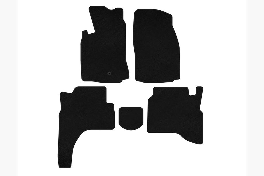 Mitsubishi Pajero Sport 1996–2007 Premium textilmattor (Svart) Image