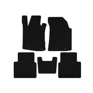 Premium textilmattor (SD, svart) foto 1