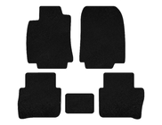 Nissan Tiida 2011–2014 Premium textilmattor (HB, Svart) foto 1