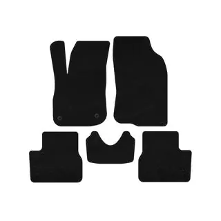 Premium textilmattor (Svart)
