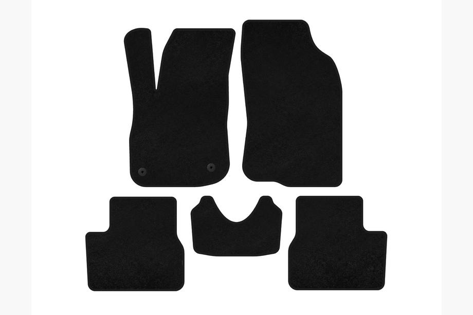 Peugeot 2008 2013–2019 Premium textilmattor (Svart) Image